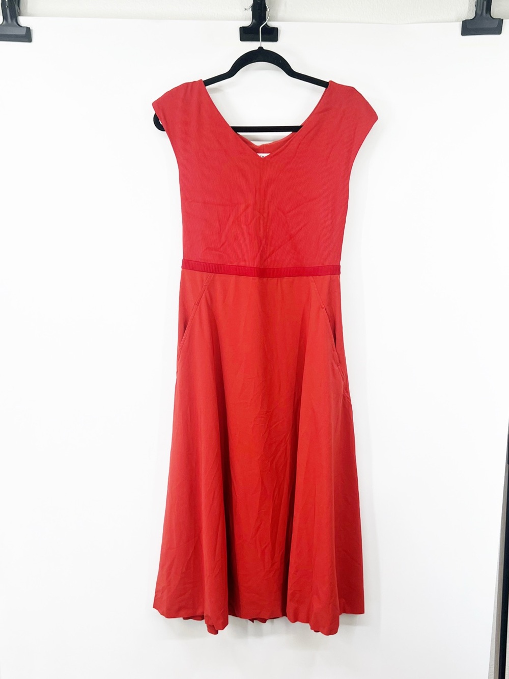 Athleta Ryder V-Neck Midi Dress